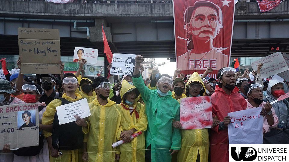 Myanmar Coup: Woman ‘Shot’ at Protest Fights for Life