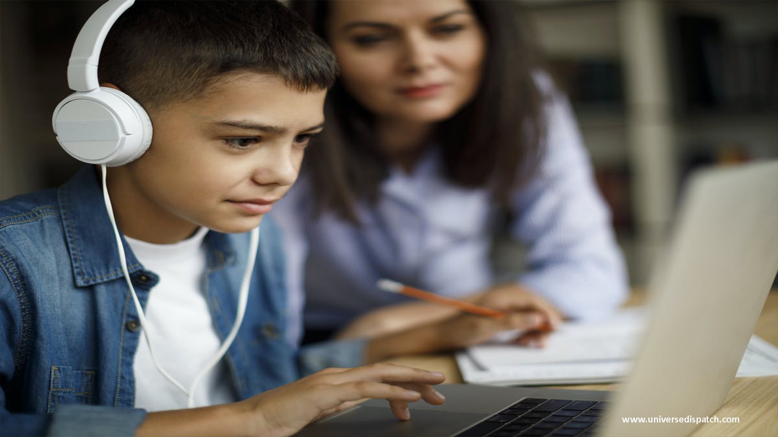 children having laptops and computers at homes