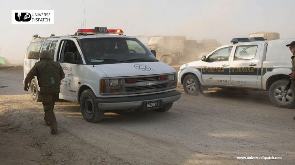 An ambulance carrying injured patients have targeted in the West Darfur Doctors Committee